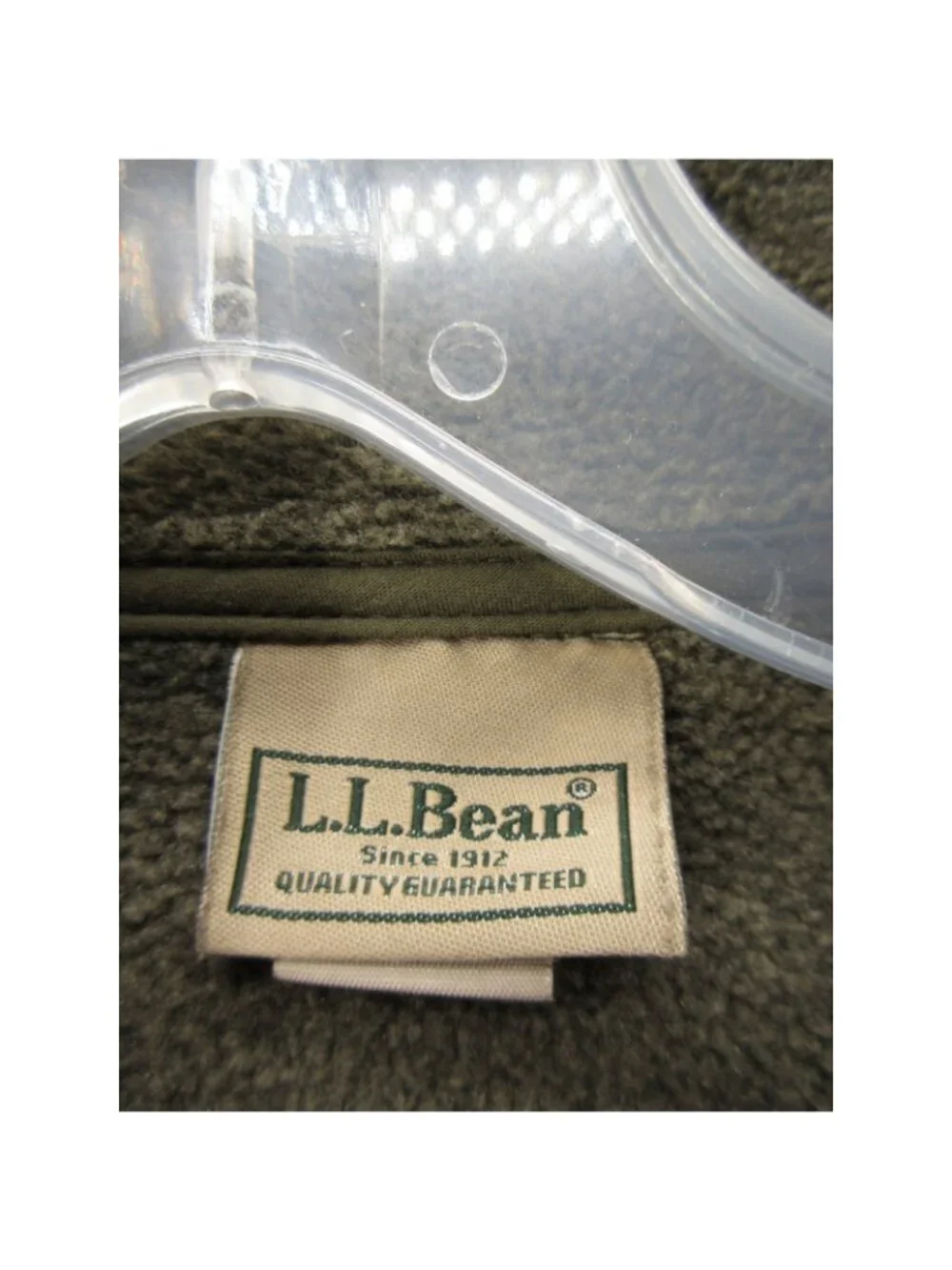 VINTAGE LL Bean Jacket Small Fleece Bomber Coat Full Zip USA Made 90s